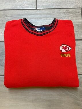 Vintage 90s Kansas City Chiefs Pro Player Crewneck Sweatshirt